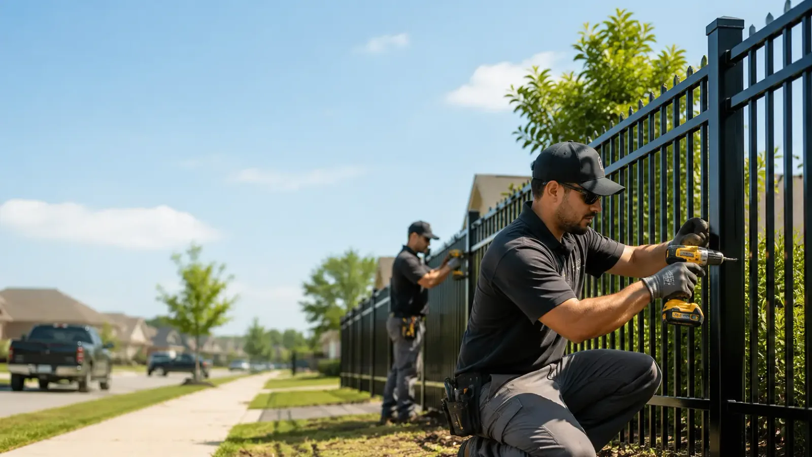 Metal Fence Installation in Fort Cobb, OK